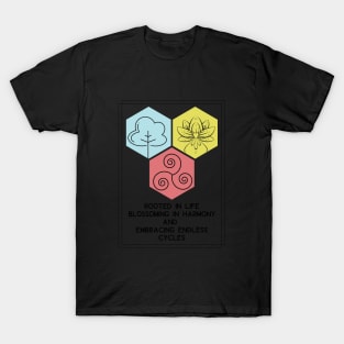 Tree of life and Lotus flower T-Shirt